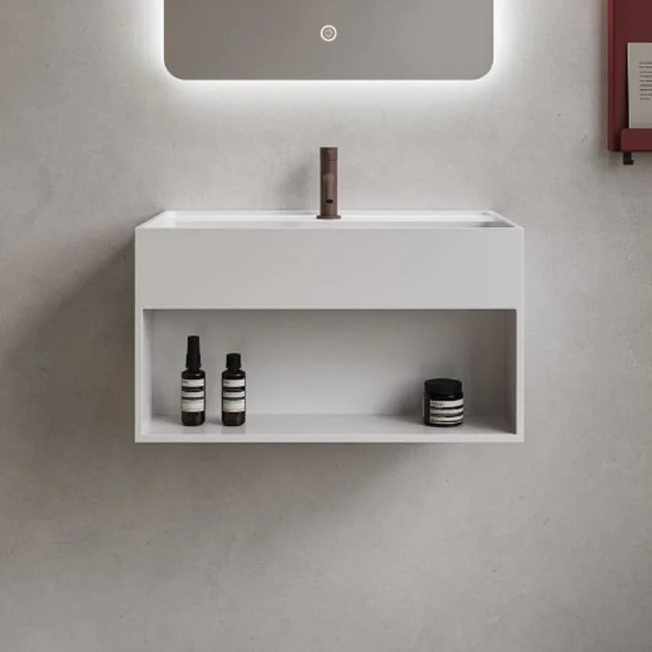 Copenhagen Bath Modul SH 60 servant med hylle, 60×40 cm, hvit matt | 40010458