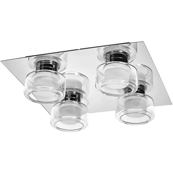 Osram Orbis Flame taklampe, 3000-4000K, krom | 4099854447969