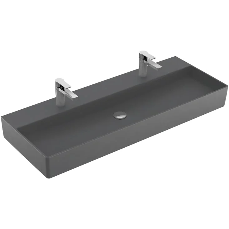 Villeroy & Boch Memento møbelservant, 120x47 cm, med CeramicPlus, grå | 4A22CGI4