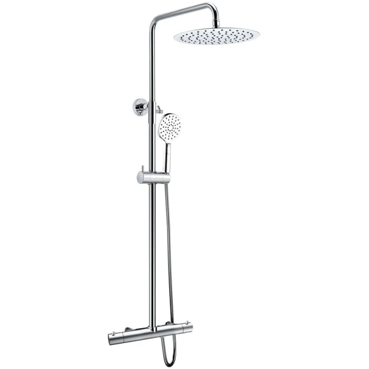 Noro Studio komplett dusjsett, Ø250 mm, Krom | 310101