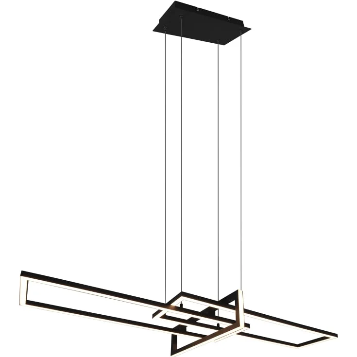 Trio Lighting Salinas langbordspendel, sort | 320310332