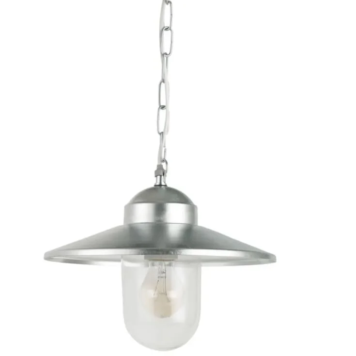 Norlys Karlstad 230 taklampe, LED max 9W, E27, IP55, galvanisert | 3185516