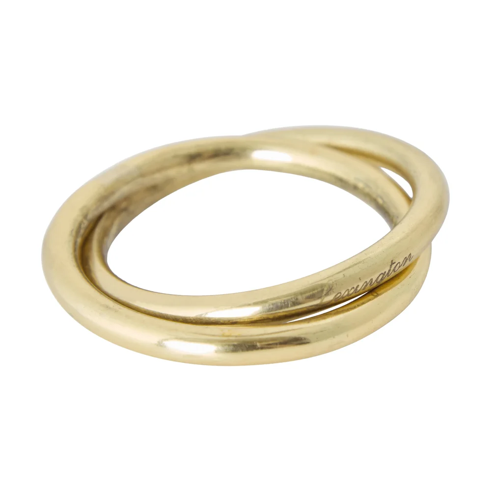 Double ring messing serviettring v:6996627 Double ring messing serviettring v:6996627