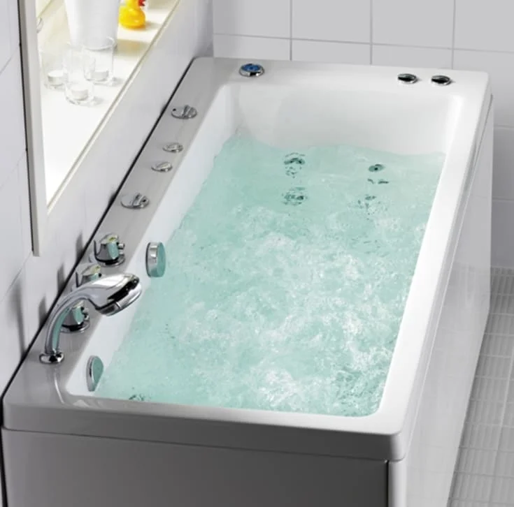 Hafa Lime 160Sq Delux boblebad, 1600×700 mm, akryl, hvit | 1443073-00 Hafa Lime 160Sq Delux boblebad, 1600×700 mm, akryl, hvit | 1443073-00