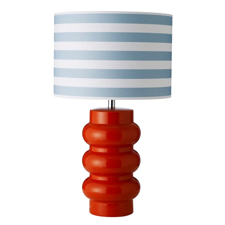 Superliving Lyon bordlampe, oransje/blå | SL07935