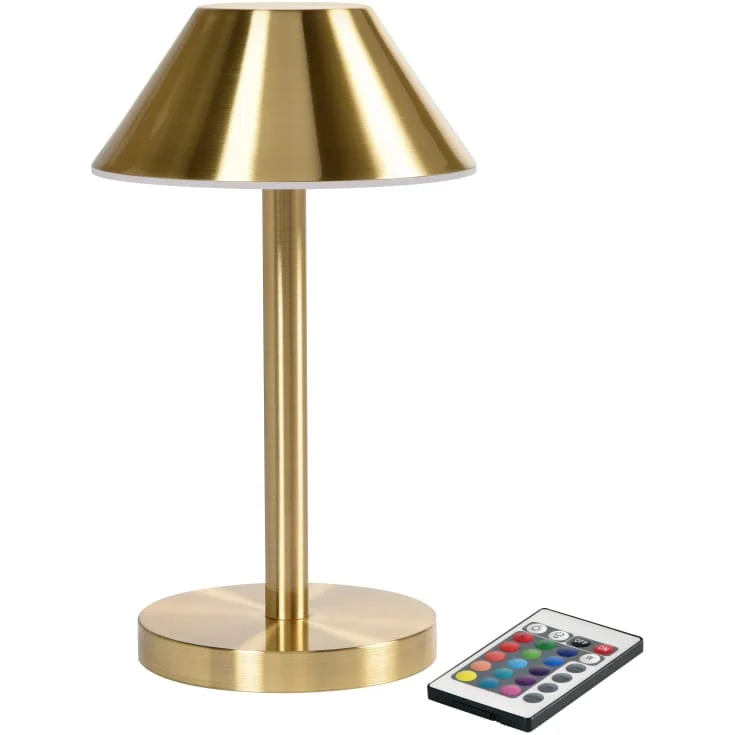 Duni Zelda Midi oppladbar bordlampe, gull | 210394 Duni Zelda Midi oppladbar bordlampe, gull | 210394