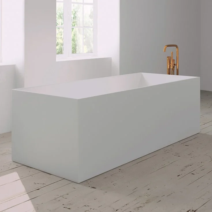 Copenhagen Bath Lövestad 180 frittstående badekar, 180×76 cm, hvit matt | 40030010 Copenhagen Bath Lövestad 180 frittstående badekar, 180×76 cm, hvit matt | 40030010
