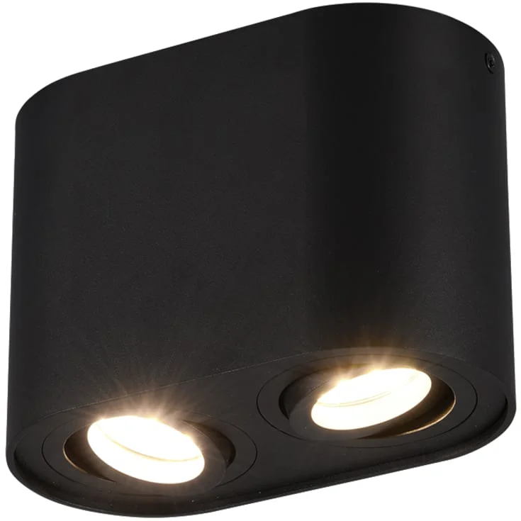 Trio Lighting Cookie spotlight, 2 spotter, sort | 612900232