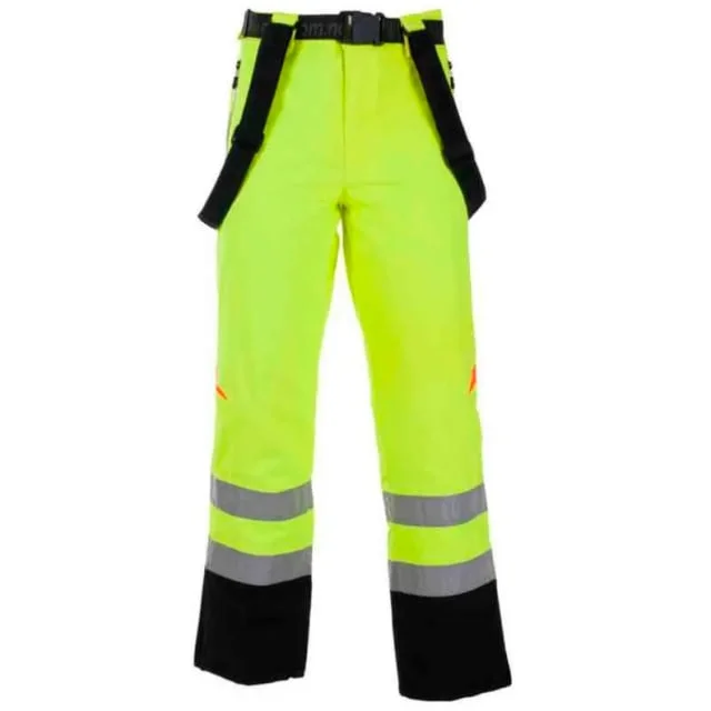 Bekken & Strøm Bergset vinterselebukse, HiVis kl.1, unisex, str. S, sort/gul | 677148 Bekken & Strøm Bergset vinterselebukse, HiVis kl.1, unisex, str. S, sort/gul | 677148