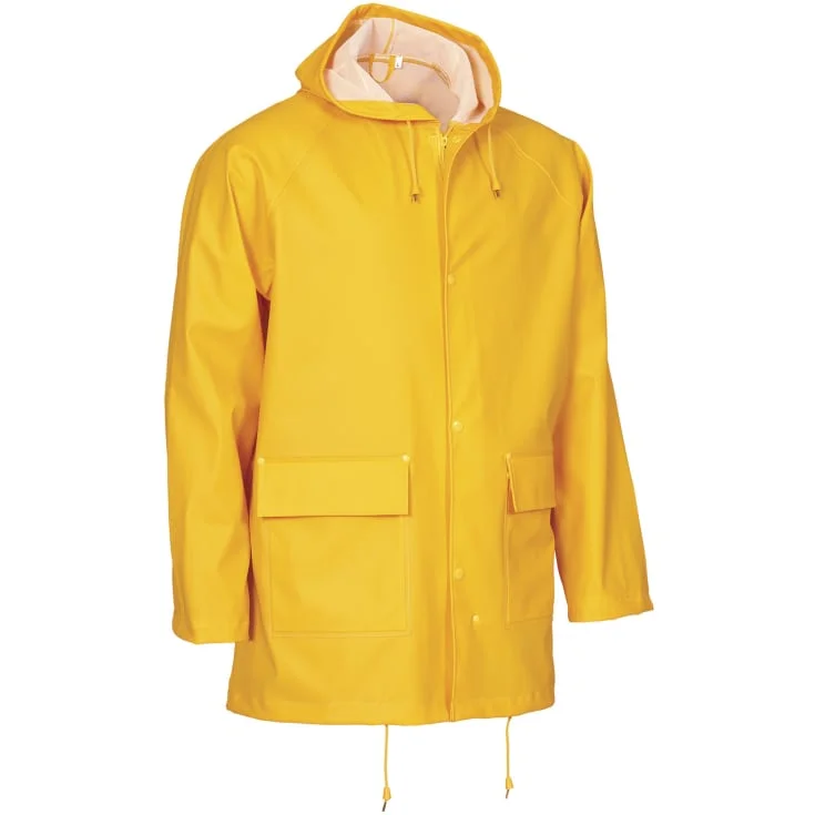 Elka Outdoor regnjakke PU/PVC, gul, str. S | 306600-008_S Elka Outdoor regnjakke PU/PVC, gul, str. S | 306600-008_S