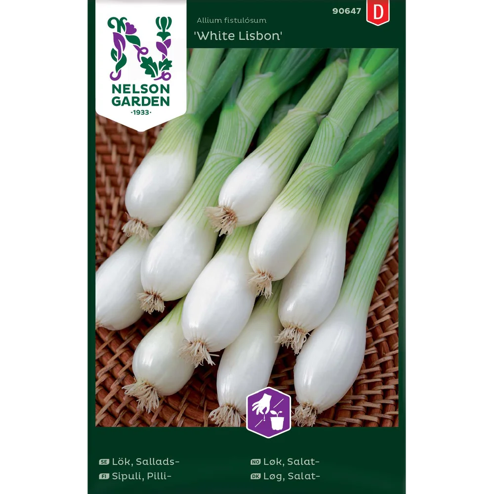 Porsjonsfrø løk salat- hvit lisb v:9034967 Porsjonsfrø løk salat- hvit lisb v:9034967