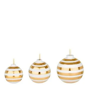 Omaggio Julekuler gull 3 stk v:3927708