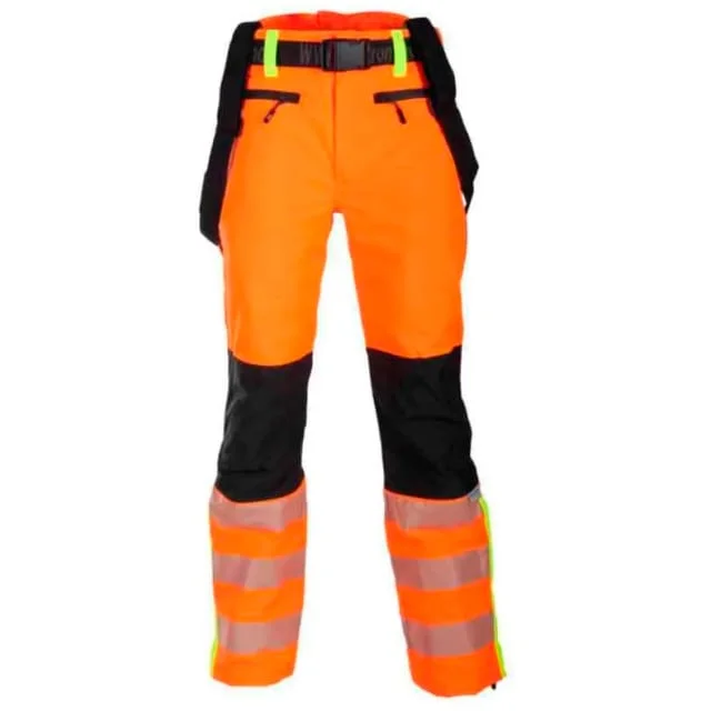 Bekken & Strøm Gjøvik allværs vinterbukse, kl.2, unisex, str. XL, oransje/sort, HiVis | 677167 Bekken & Strøm Gjøvik allværs vinterbukse, kl.2, unisex, str. XL, oransje/sort, HiVis | 677167