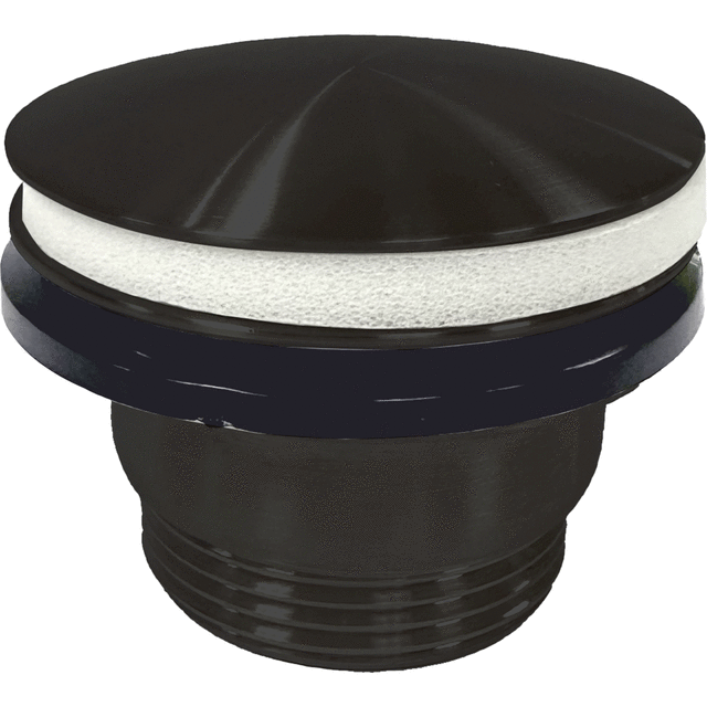 Lavabo Luna RS Universal bunnventil, push-open, matt sort | 57007 Lavabo Luna RS Universal bunnventil, push-open, matt sort | 57007