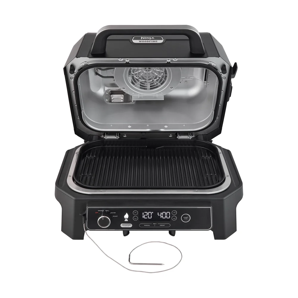 Ninja Woodfire elektrisk grill OG850EU smart cook system v:9907237 Ninja Woodfire elektrisk grill OG850EU smart cook system v:9907237