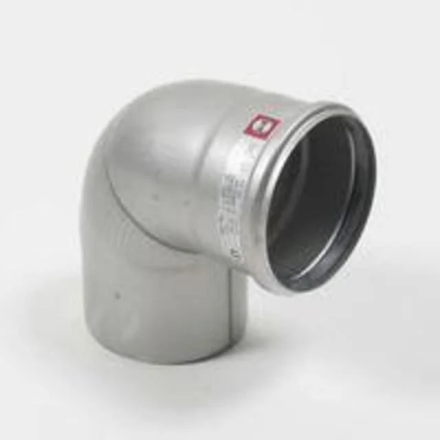 Blücher EuroPipe avløpsbend, 87,5°, Ø125 mm, rustfritt stål | 820.090.125 Blücher EuroPipe avløpsbend, 87,5°, Ø125 mm, rustfritt stål | 820.090.125