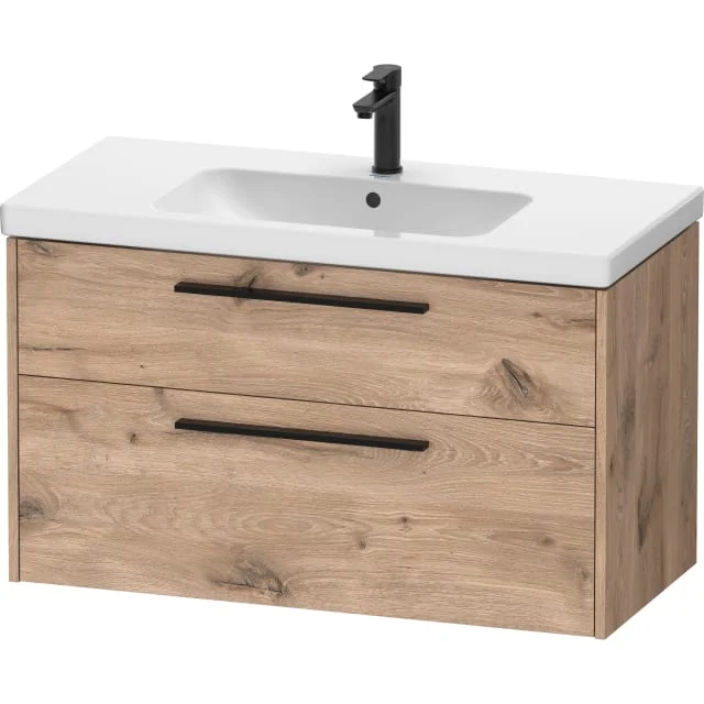Duravit D-Code servantskap, 98,4x46 cm, eik | DC46730BD550000