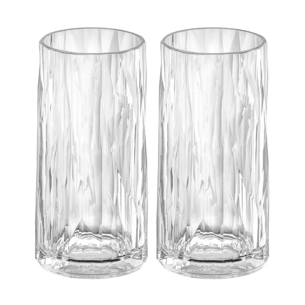 Club No. 8 drikkeglass plast 30 cl 2-pakning v:6416492