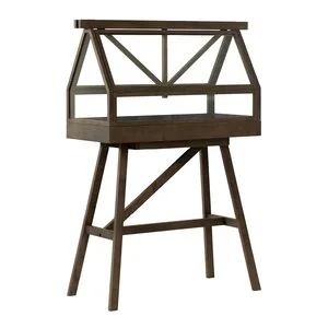 Drivhus i mørklasert ask 130×95 cm v:7393233 Drivhus i mørklasert ask 130×95 cm v:7393233