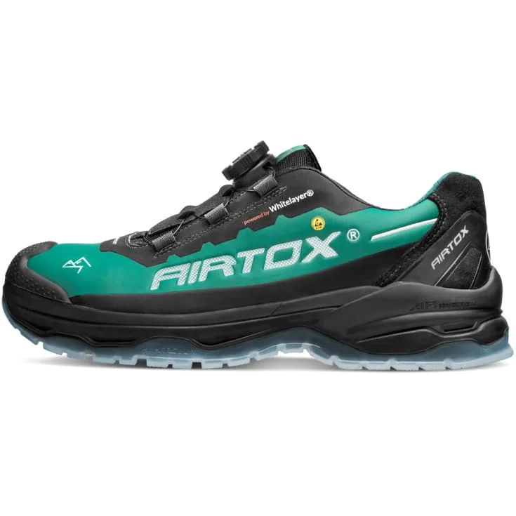 Airtox TX33 vernesko, S3, sort/grønn, str. 36 | TX33_36