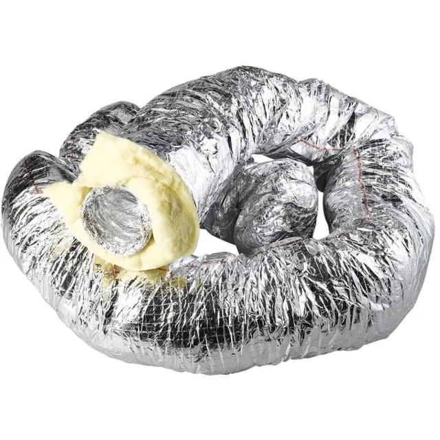 Duka Isolert alufolie flexslange, Ø100 mm, 5 meter | 332002 Duka Isolert alufolie flexslange, Ø100 mm, 5 meter | 332002