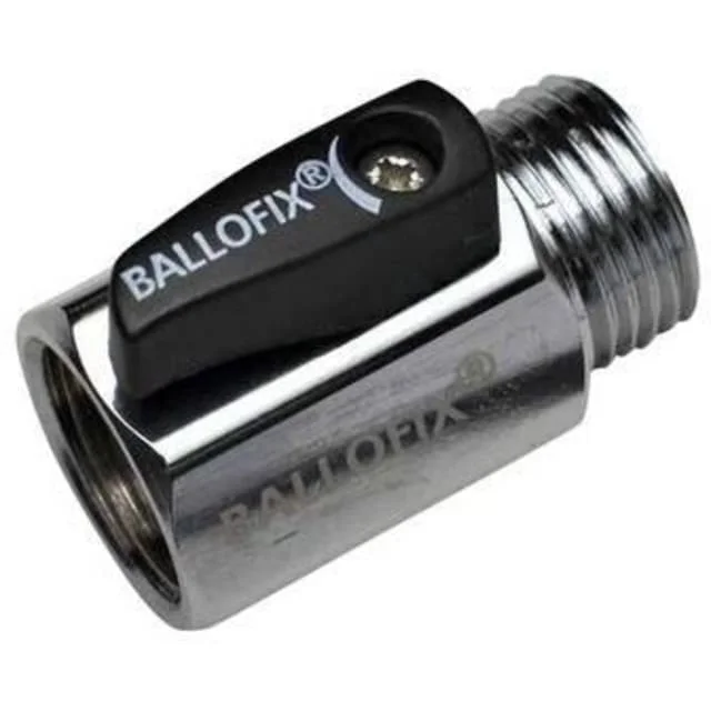 Ballofix kuleventil 1/2" i krom med håndtak | 4354500-226002 Ballofix kuleventil 1/2" i krom med håndtak | 4354500-226002