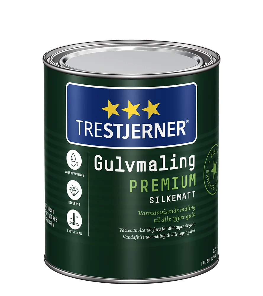 Gulvmaling premium klar hvit base 0.68l v:4299198 Gulvmaling premium klar hvit base 0.68l v:4299198