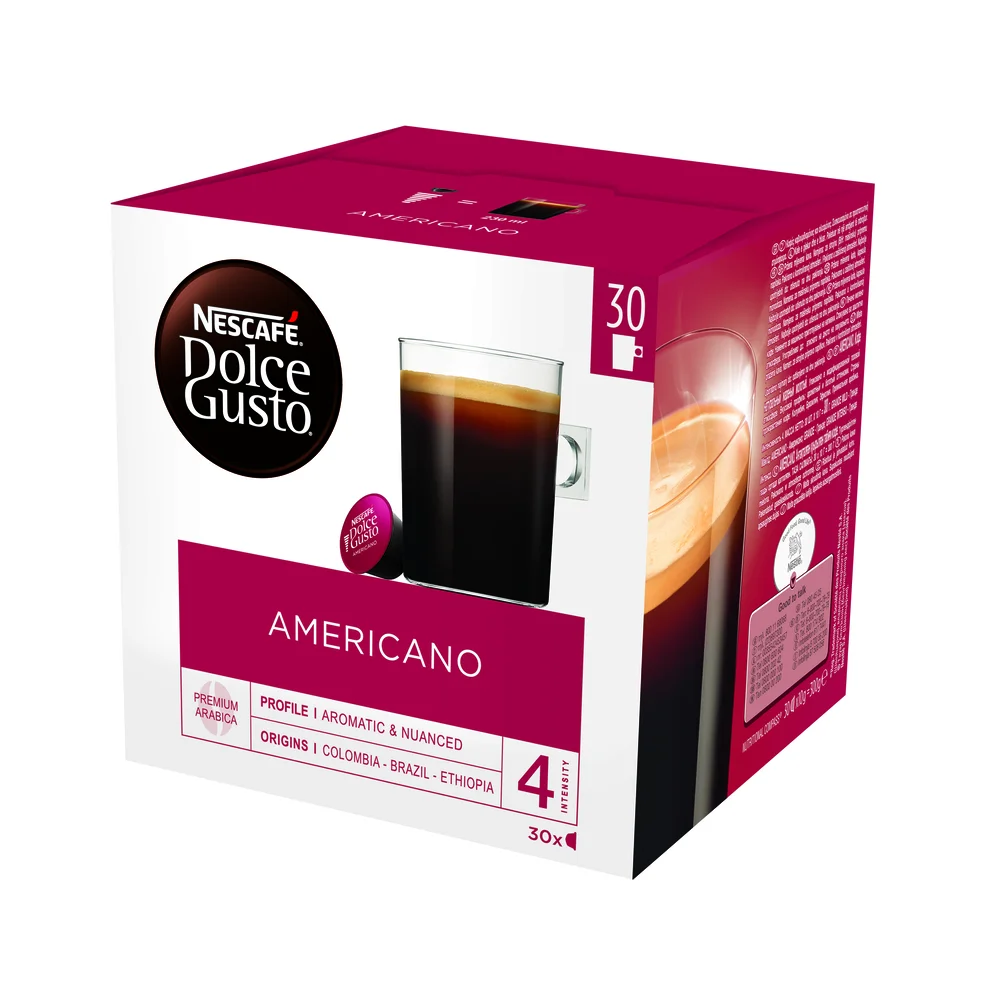 Kaffekapsel Dolce Gusto Americano loyalty pack 30stk v:6467849