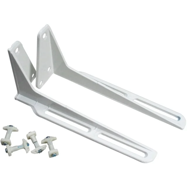 Konsoll til servant, 240 mm, hvit, 2 stk. | 6198015