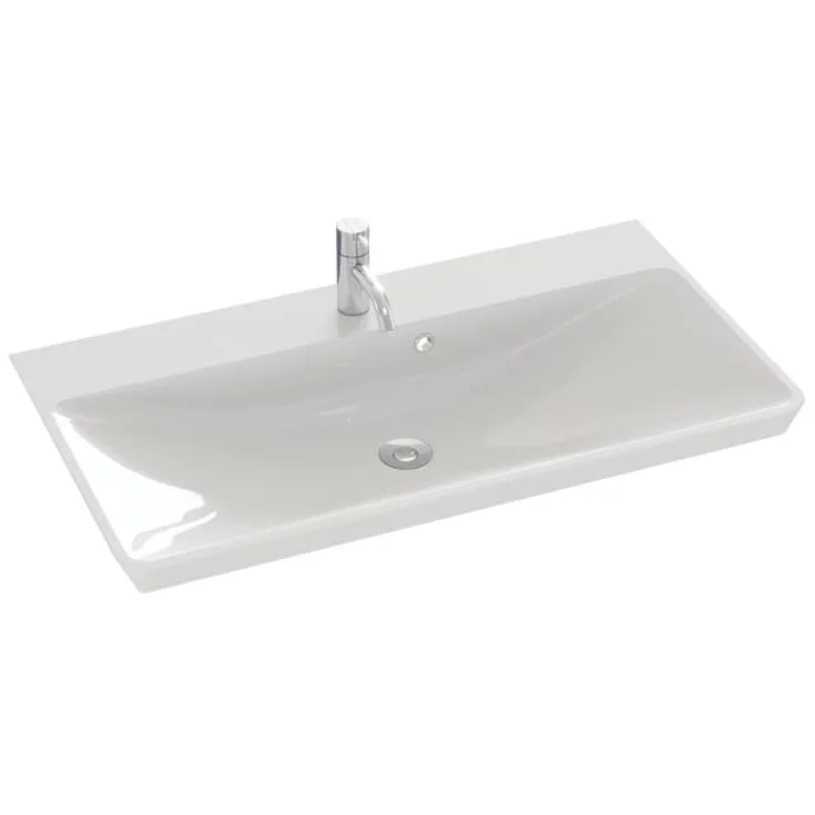 Dansani Mido+ Marbelique servant, 86×47 cm, hvit | 538908003