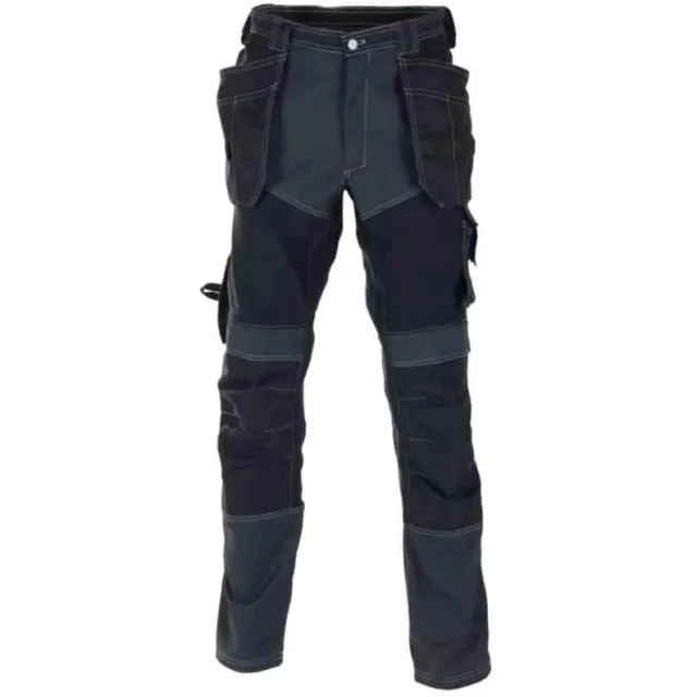 Bekken & Strøm håndverksbukse Drevsjø 4-veis stretch, unisex, str. C48, grå/sort | 646504