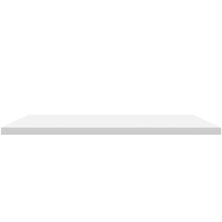 Linn Bad Corian benkeplate, 140x46x1,2 cm, høyre, hvit matt | 3914KMH0608