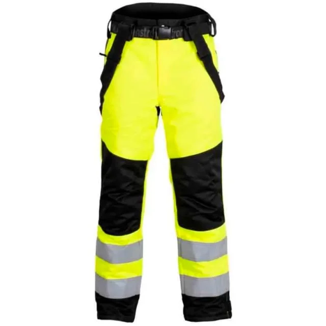 Bekken & Strøm Dokka vinterbukse, HiVis kl.2, unisex, str. XS, gul/sort | 653036 Bekken & Strøm Dokka vinterbukse, HiVis kl.2, unisex, str. XS, gul/sort | 653036