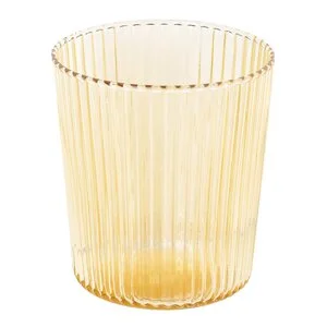 Ribbed Elegance glass Cable 25 cl gul v:4410210 Ribbed Elegance glass Cable 25 cl gul v:4410210