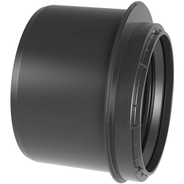 Wavin Sitech+ reduksjon, Ø90x75 mm, plast, svart | 2211901
