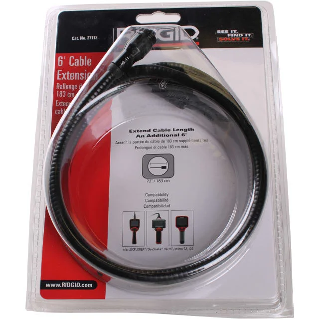 Ridgid CA-100 Kabelforlenger, 180 cm | 617119 Ridgid CA-100 Kabelforlenger, 180 cm | 617119
