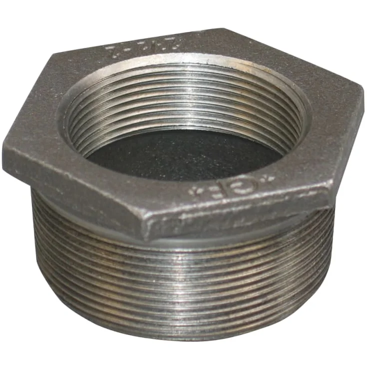 Sort nippelmuffe 1 1/4" x 1/2" | 770241129
