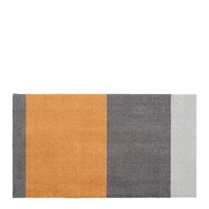 Stripes horisontal gulvmatte 120×67 cm dijon/grey v:7110406 Stripes horisontal gulvmatte 120×67 cm dijon/grey v:7110406