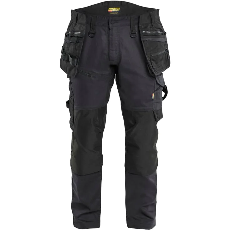 Blåkläder Workwear Striker håndverkerbukser med 2-veis stretch, sort, str. C48 | 1970-1149-9999_C48