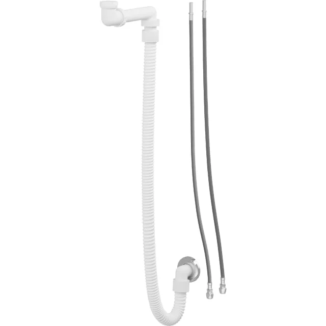 Pressalit Care inn- og utløpssystem for servantoppheng, 900 mm, hvit | R2067 Pressalit Care inn- og utløpssystem for servantoppheng, 900 mm, hvit | R2067
