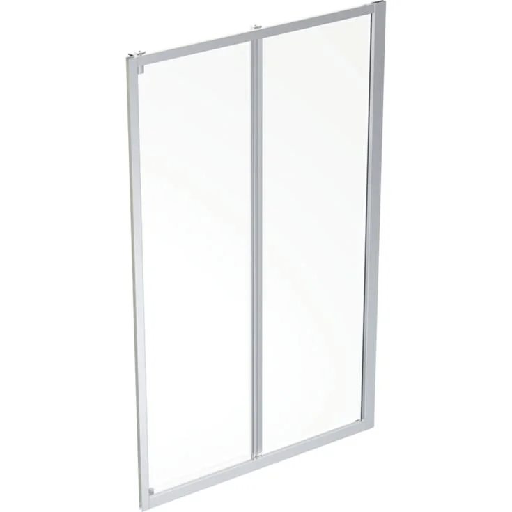 Contura Shower Showerama skyvedør 155x200 cm, sølv/klart | 560.048.00.2