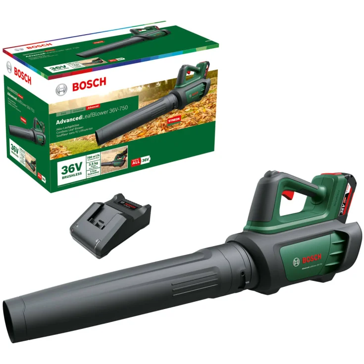 Bosch løvblåser – 200 km/t med 1 x batteri – 36V/2,0Ah | 06008C6000 Bosch løvblåser – 200 km/t med 1 x batteri – 36V/2,0Ah | 06008C6000