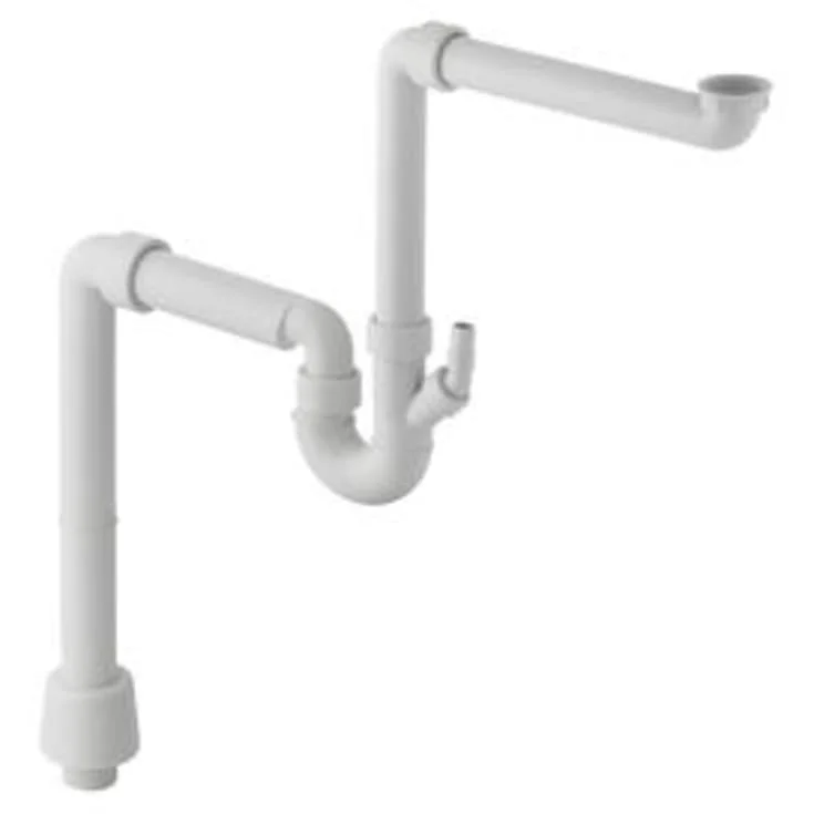 Geberit kjøkkenvannlås 1 1/2", hvit | 152.887.11.1