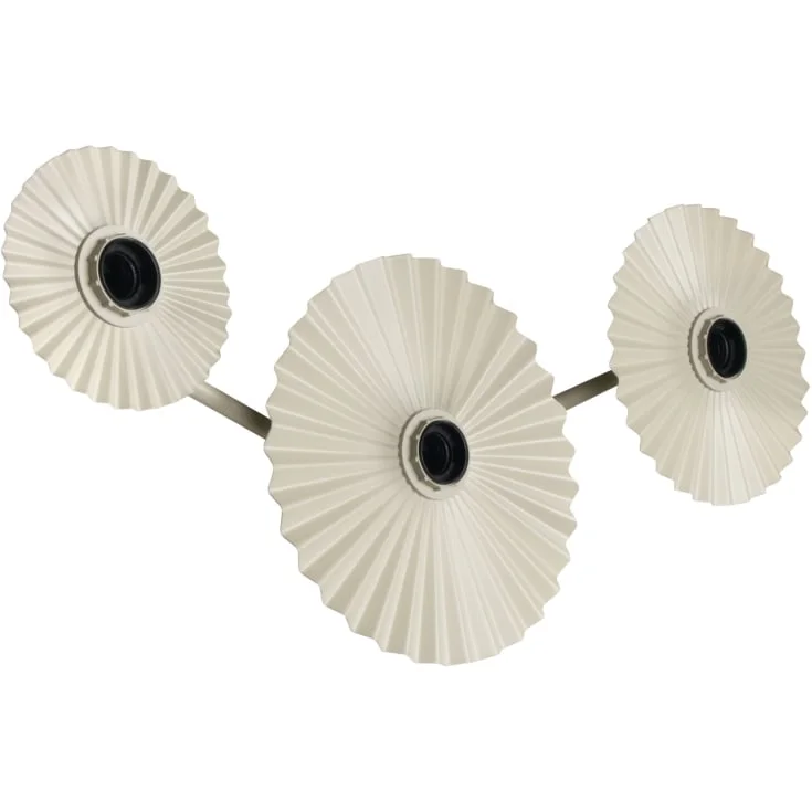 Osram Decor Plissee vegglampe, beige | 4058075852013