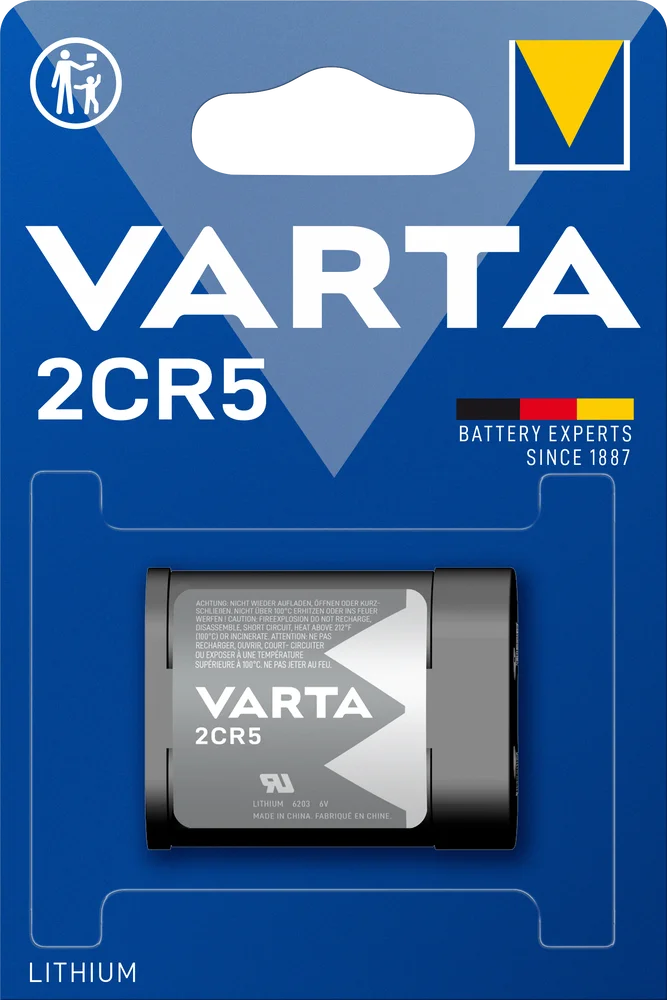 Batteri LITHIUM Cylindrical 2CR5 1stk v:4023893