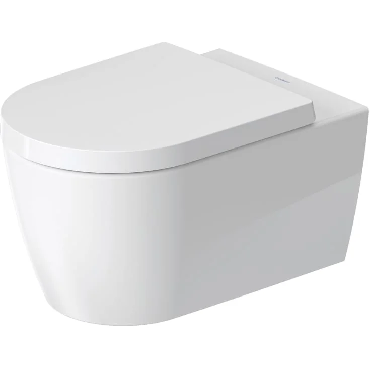 Duravit Me By Stark vegghengt toalett, uten skyllekant, rengjøringsvennlig, matt hvit | 2579099000