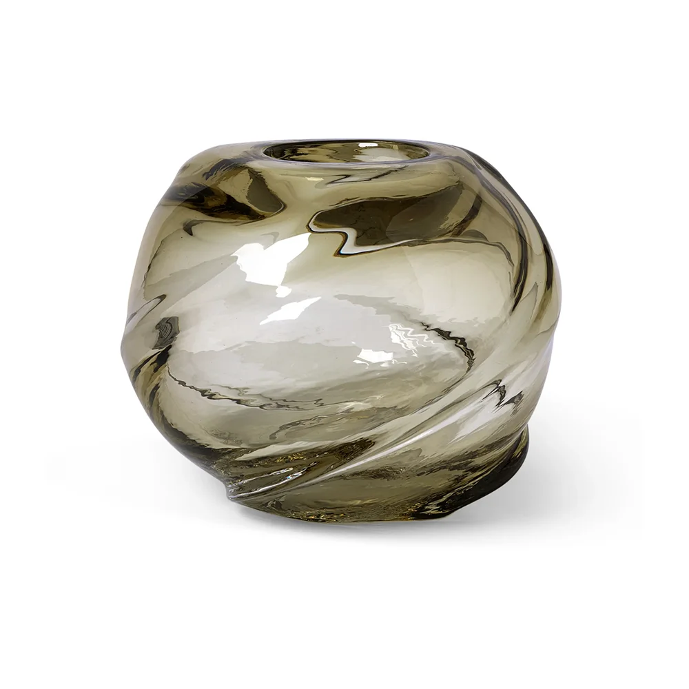 Water Swirl vase rund Ø 21 cm v:3877318 Water Swirl vase rund Ø 21 cm v:3877318