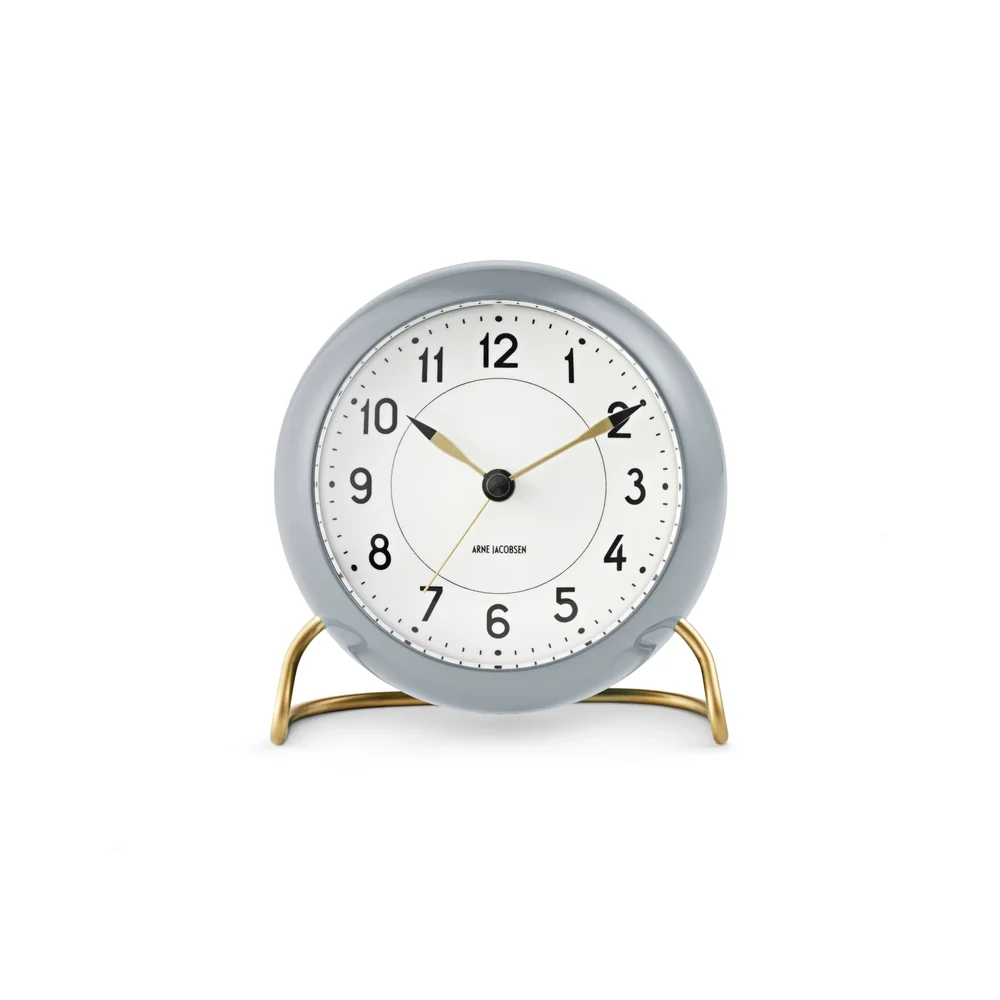 AJ Station bordklokke 12 cm v:1037101 AJ Station bordklokke 12 cm v:1037101