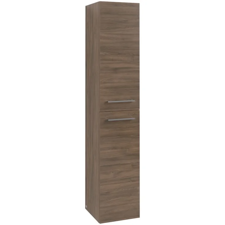 Villeroy & Boch Avento A894 høyskap, 34,6x176 cm, venstre, brun eik | A89400VH