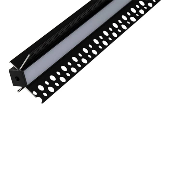 Ansell Lighting LED skinne, sparkling, 26,5x46,5 mm, 2 meter, svart | A/AP/PI/10/20/BL/01
